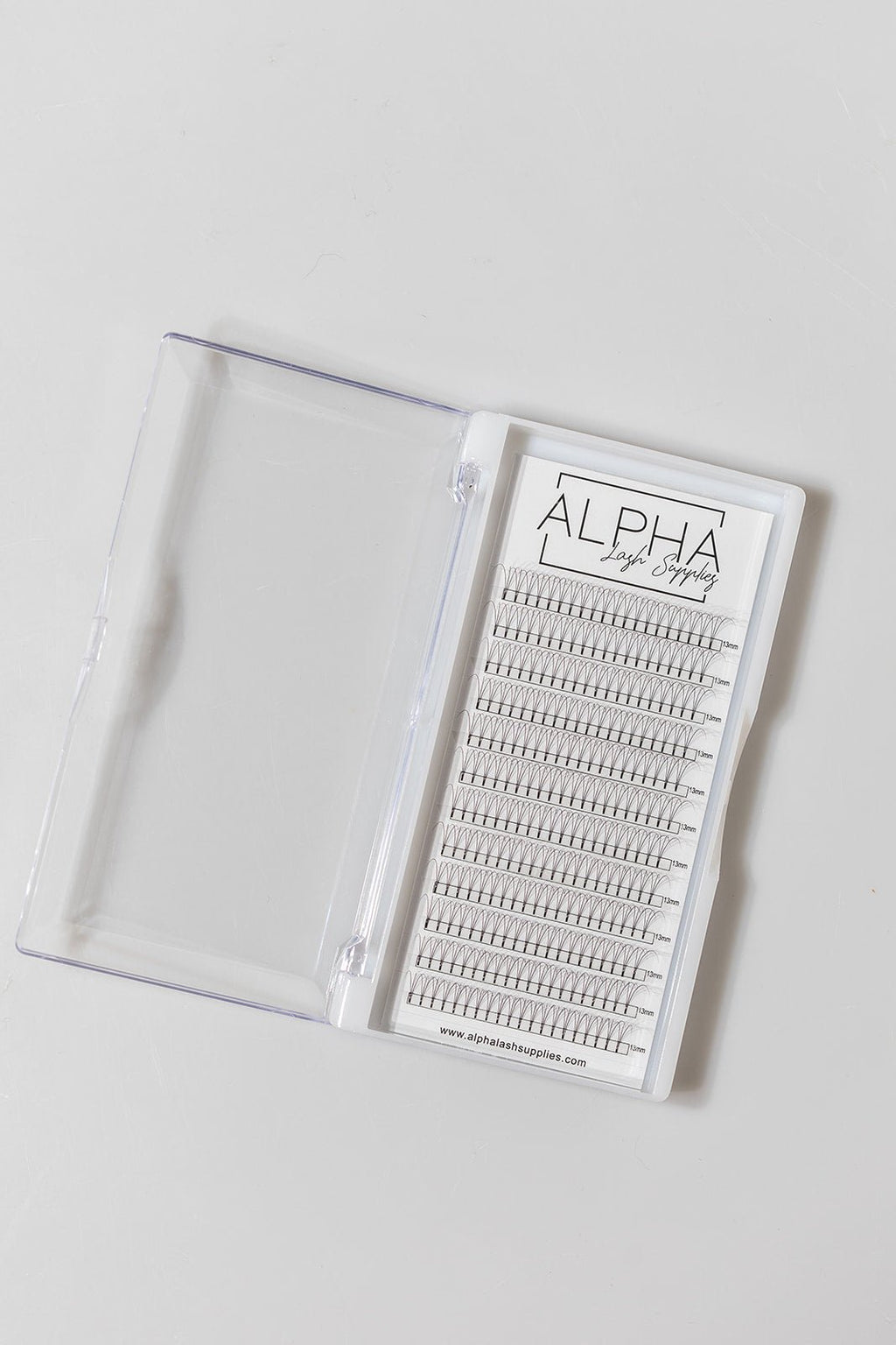 3D Short Stem - 0.10 D Curl - Alpha Lash Supplies