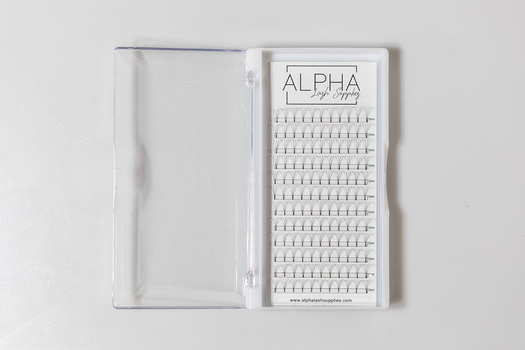 4D Short Stem - 0.10 D Curl - Alpha Lash Supplies