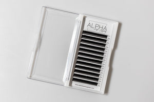 Flat Lashes - 0.15 D Curl - Alpha Lash Supplies